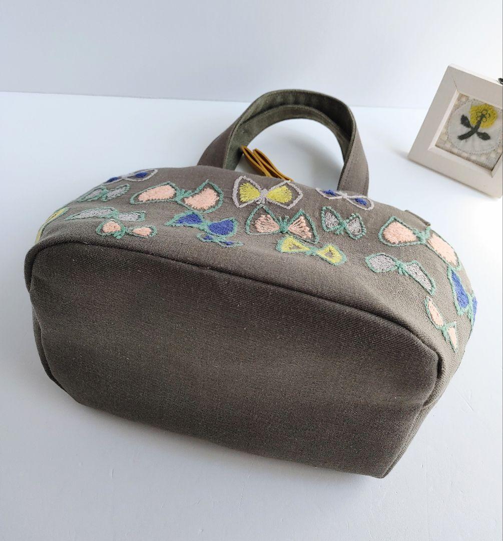 ミナペルホネン　レア　sky flower　ミニサイズまるいショルダーバッグ　秋