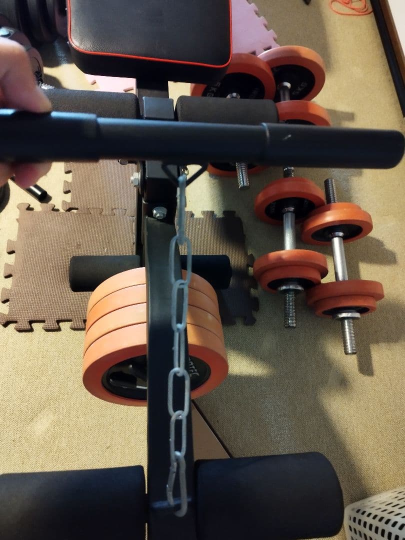 トレーニングベンチ　ダンベル　セット【引き取りのみ】