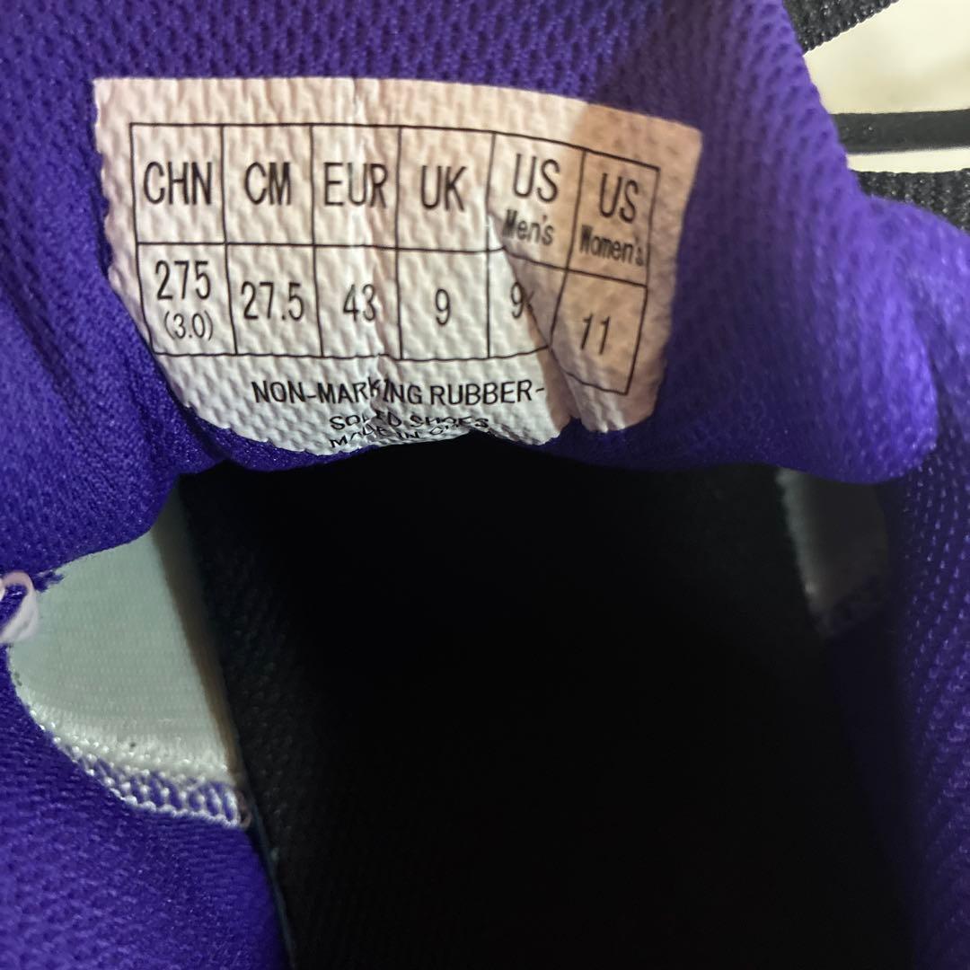 美品 YONEX SHB-03 テニスシューズ ブラック/パープル 27.5cm