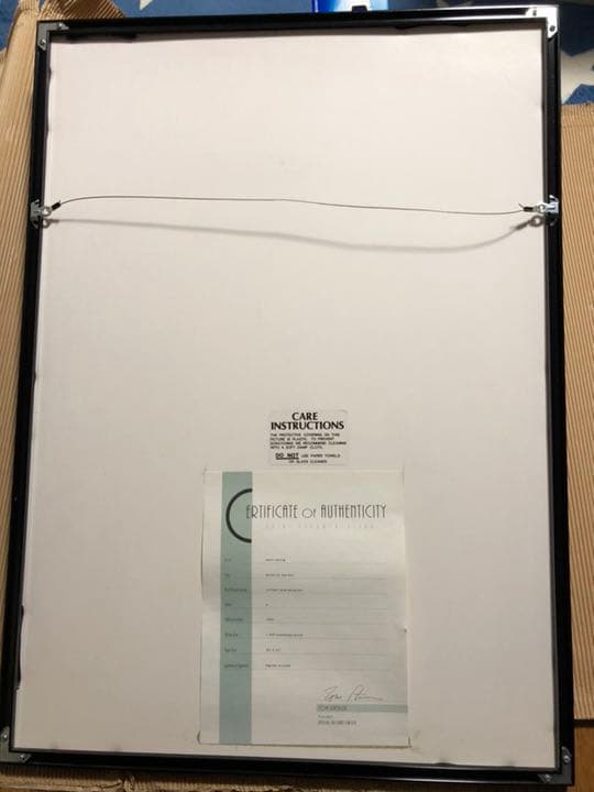 美品Keith Haring Bunny on the Run シルクスクリーン