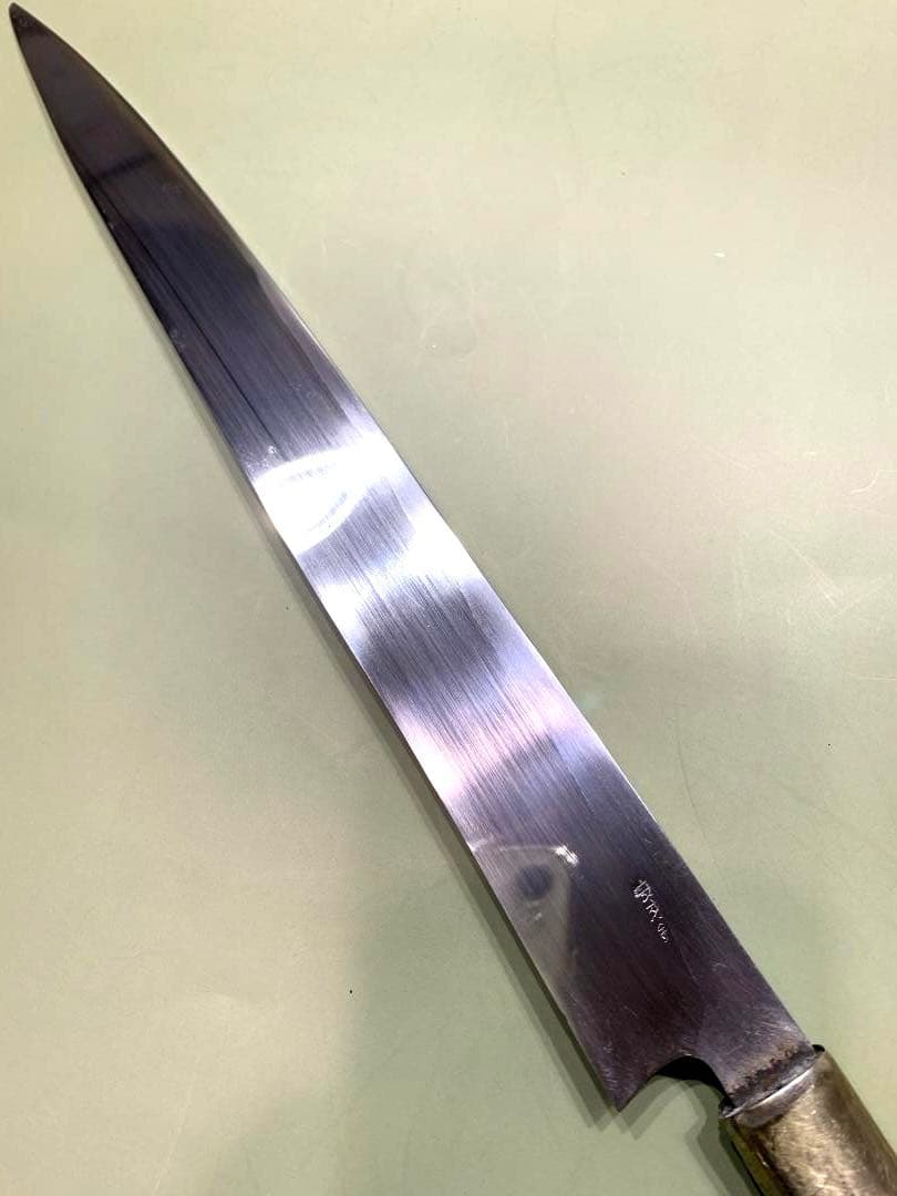 ゑびすや請負　柳刃包丁　安来鋼　刃渡り28.5cm