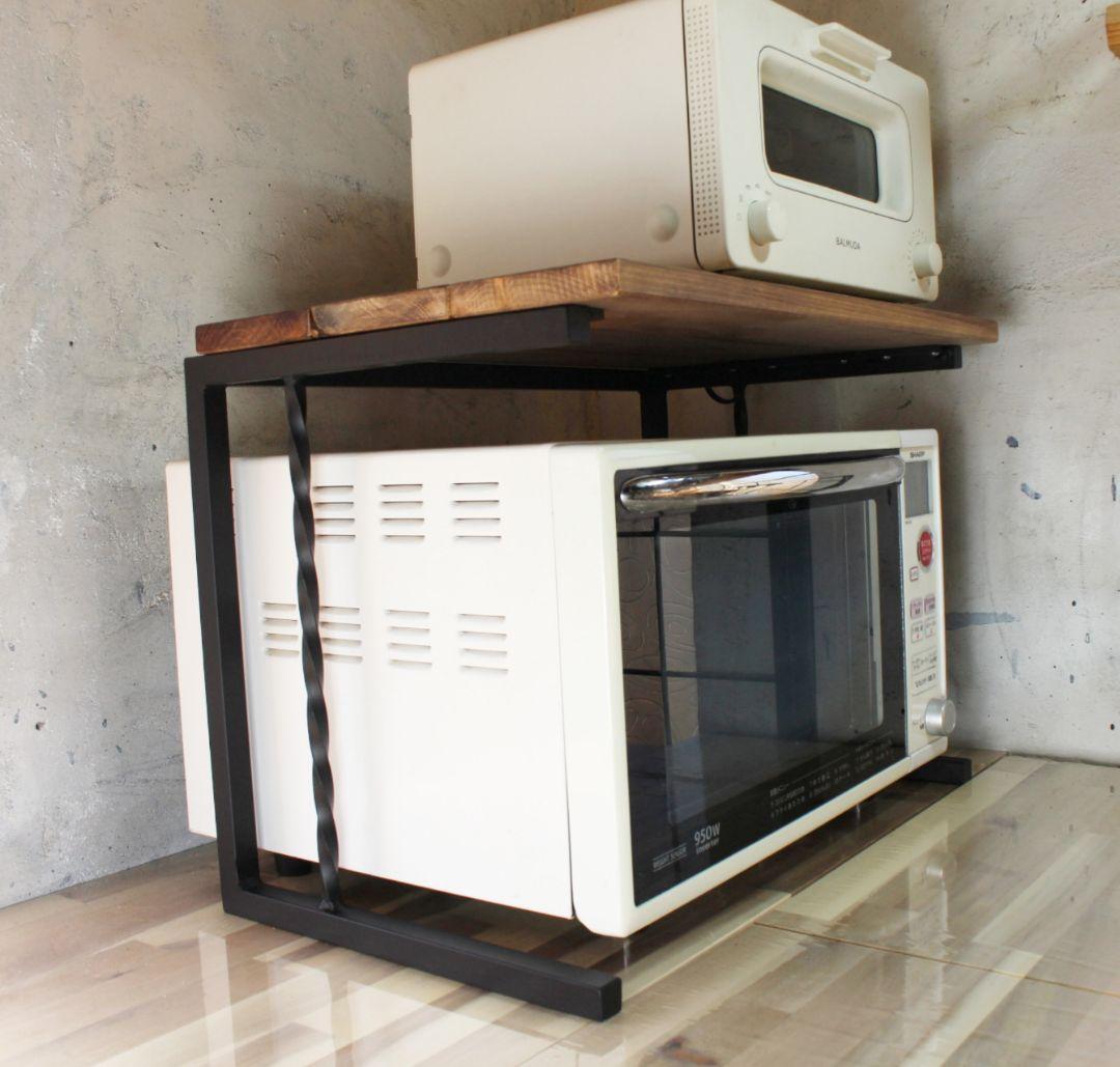 アイアンレンジラック・角鉄ネジり仕様