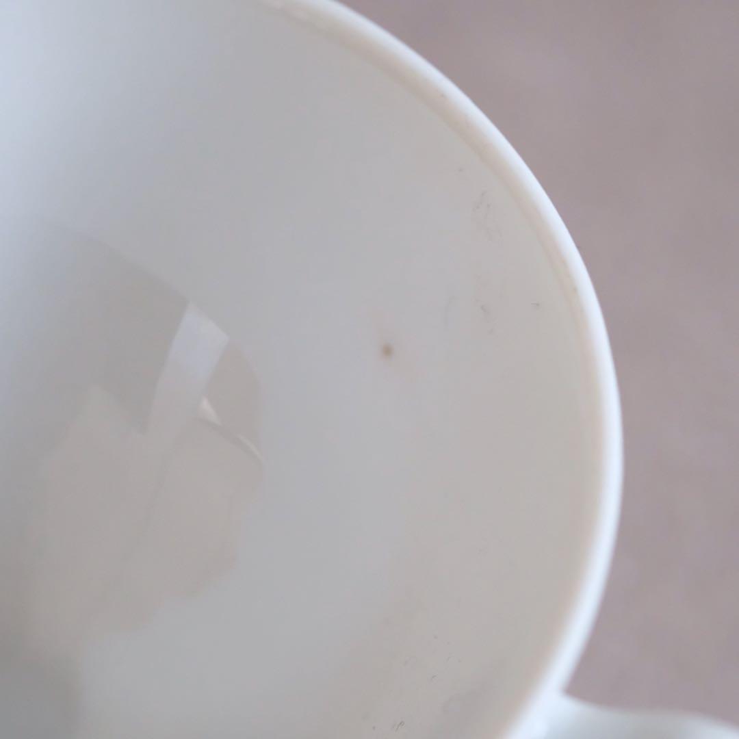 白磁 ティーカップ ペア 大正時代 骨董 アンティーク コーヒーカップ 古道具