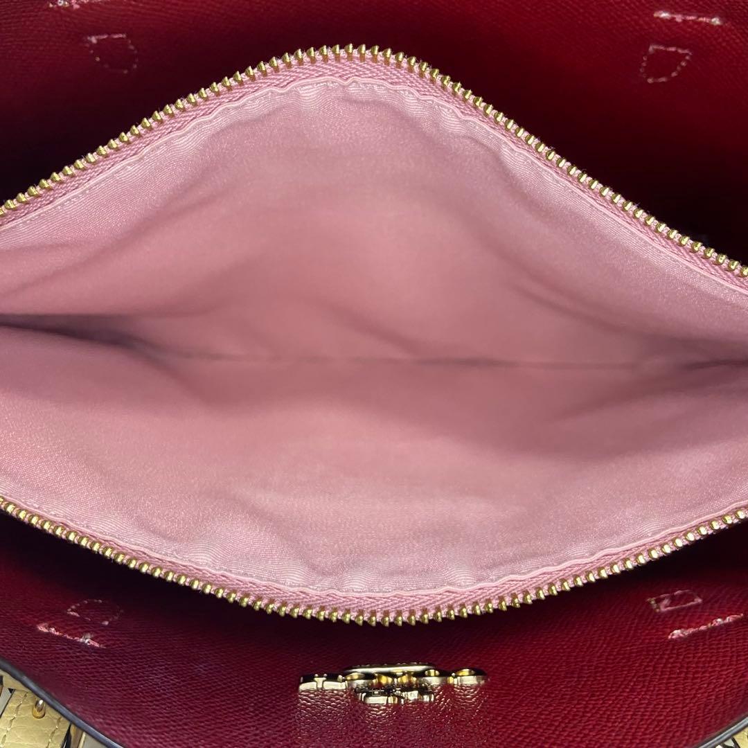 【美品】COACH コーチ 2WAY C4084 モリー トート25 レザー