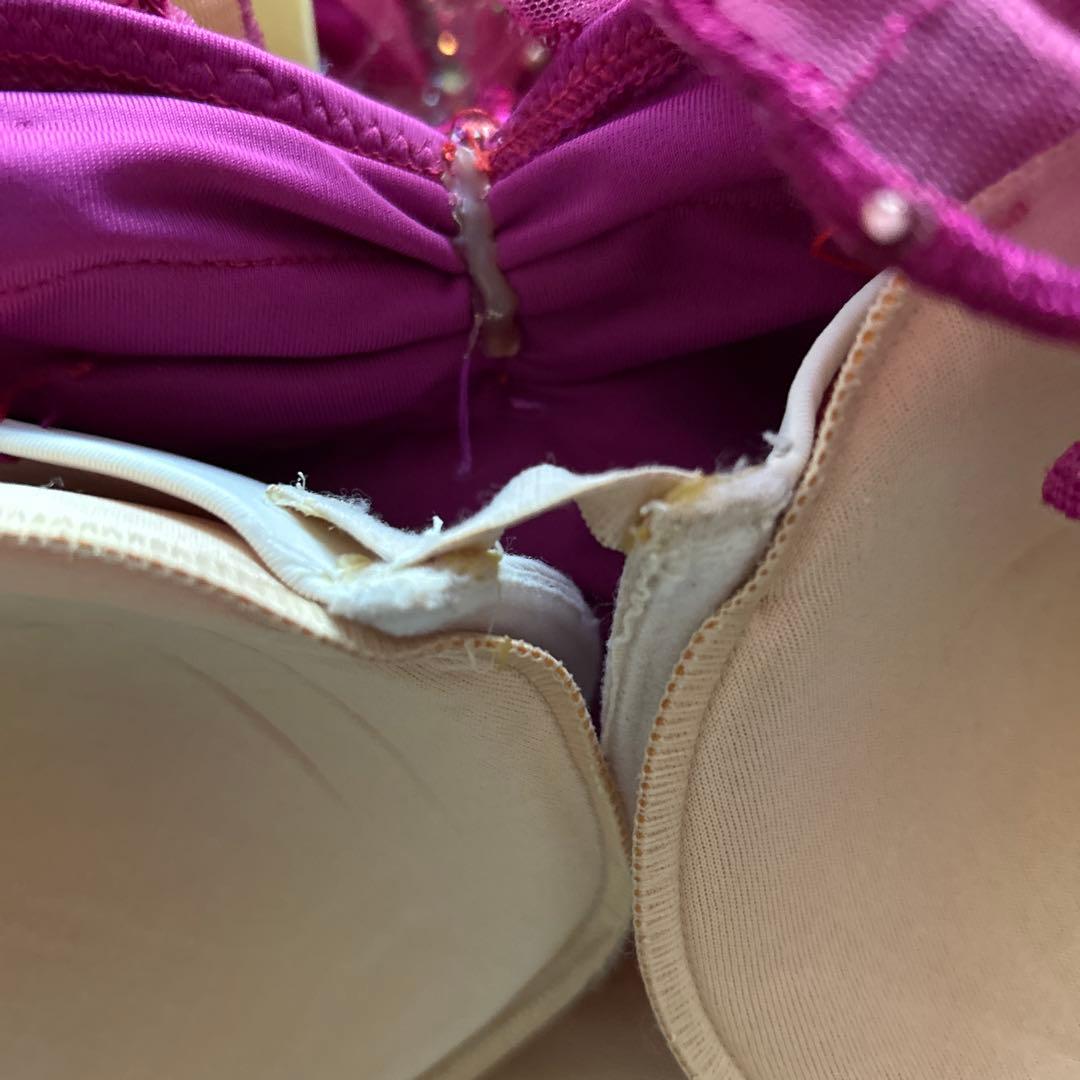 【華やか】フューシャピンク 豪華ストーン　クリスアン　社交ダンス　最終お値下げ