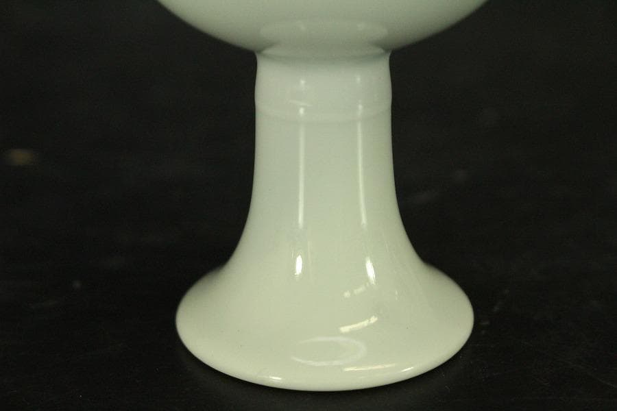 中国美術 白磁高碗 一対 雍正年製 款(A930)