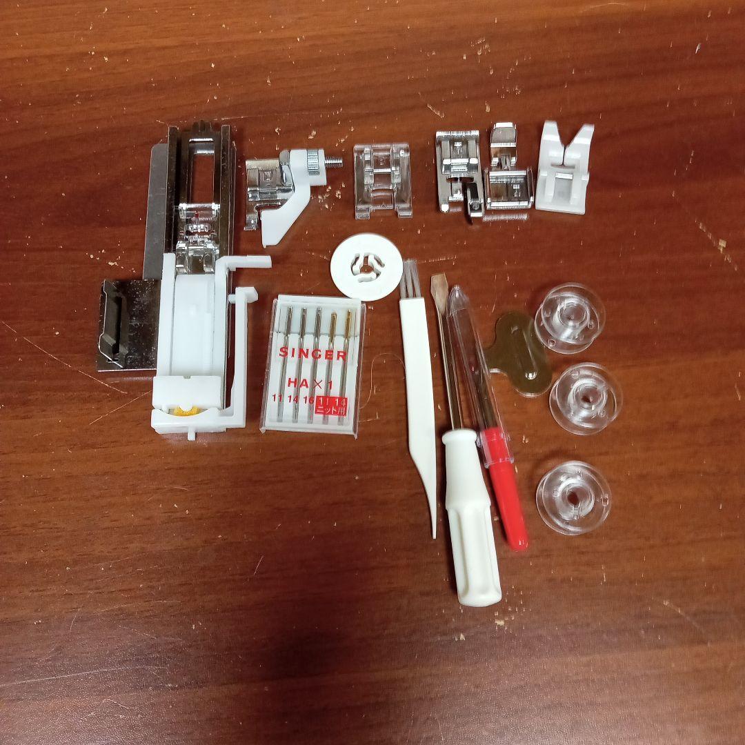のりまき　シンガーミシン本体　モナミ　分解整備済み　フット付