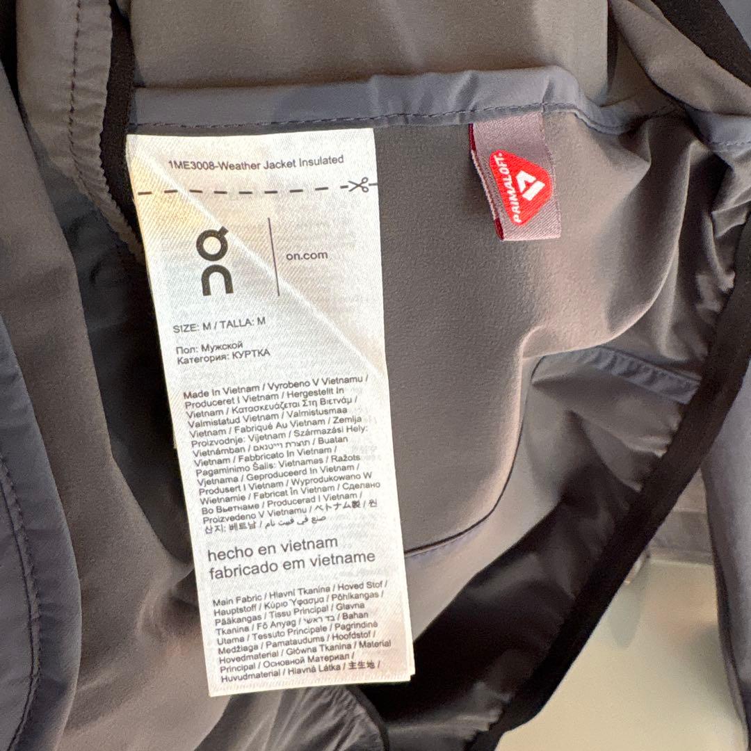 【定価46,000】On Weather Jacket Insulated