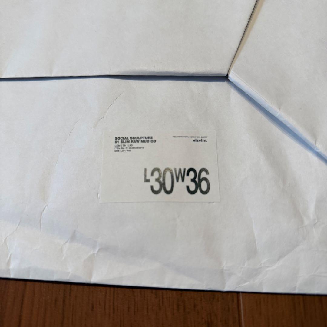 パンツ VISVIM SOCIAL SCULPTURE 01 RAW MUD OD