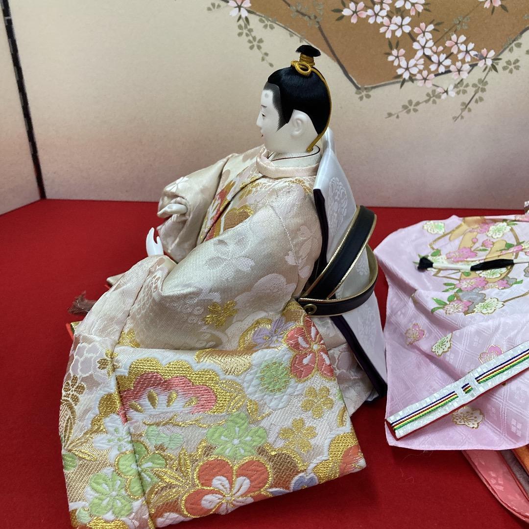 B5−１　 豪華な衣裳　十番親王　ひな人形殿と姫のみ　親王飾り　雛人形　雛飾り