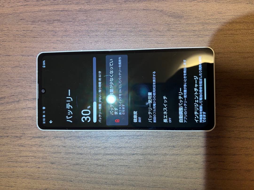 極美品 AQUOS ホワイト スマートフォン 本体 SIMフリー データ消去済