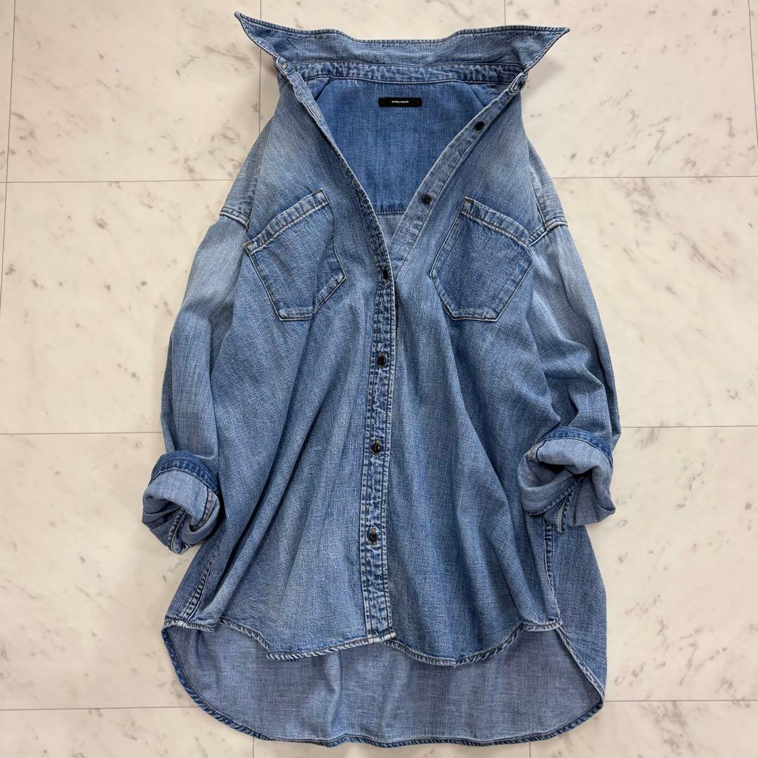 美品✨ジャーナルスタンダード　ライトオンスデニムシャツ　ゆったり　2024AW