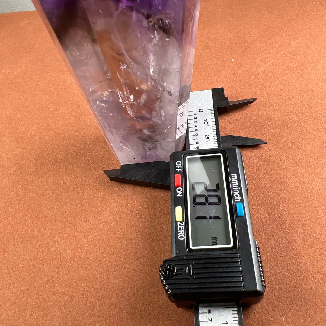 天然石　アメジスト　ポイントタワー