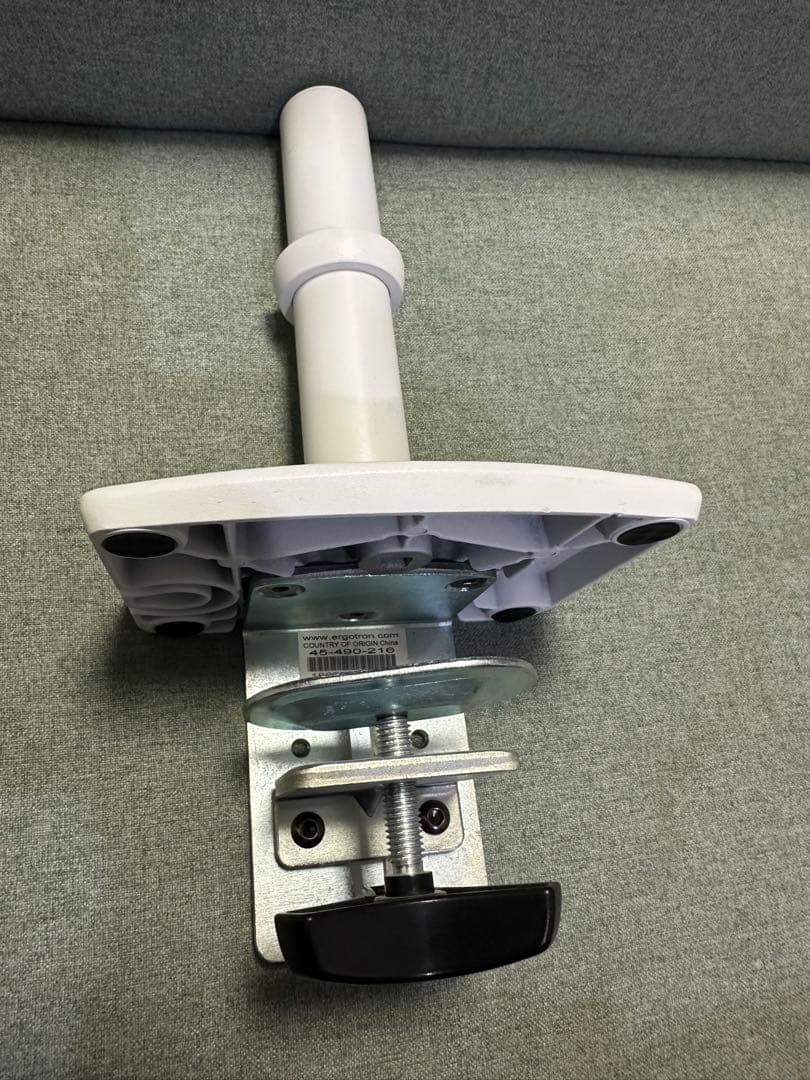モニターアーム　ergotron ホワイト