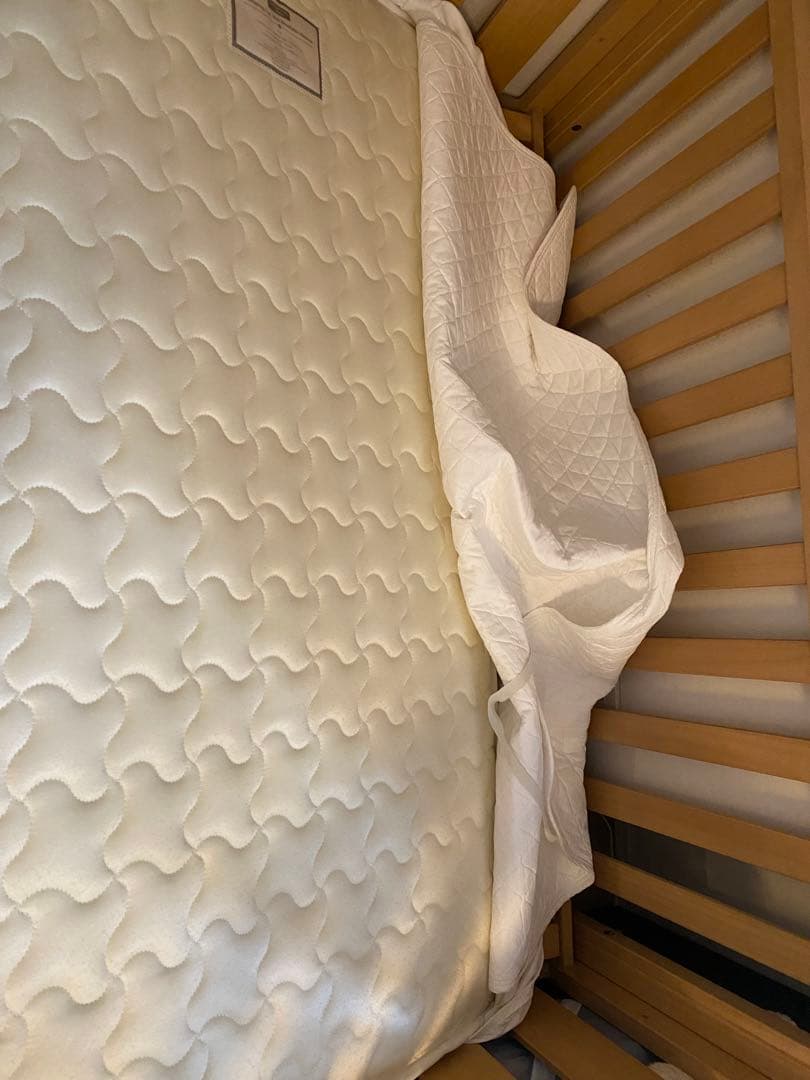 Boori アリス6歳までベビーベッド、ベッドガード、マットレス、お布団2枚等付