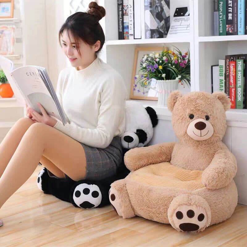 ベビーソファチェア子供たちは背を高くして厚くして床に敷いた