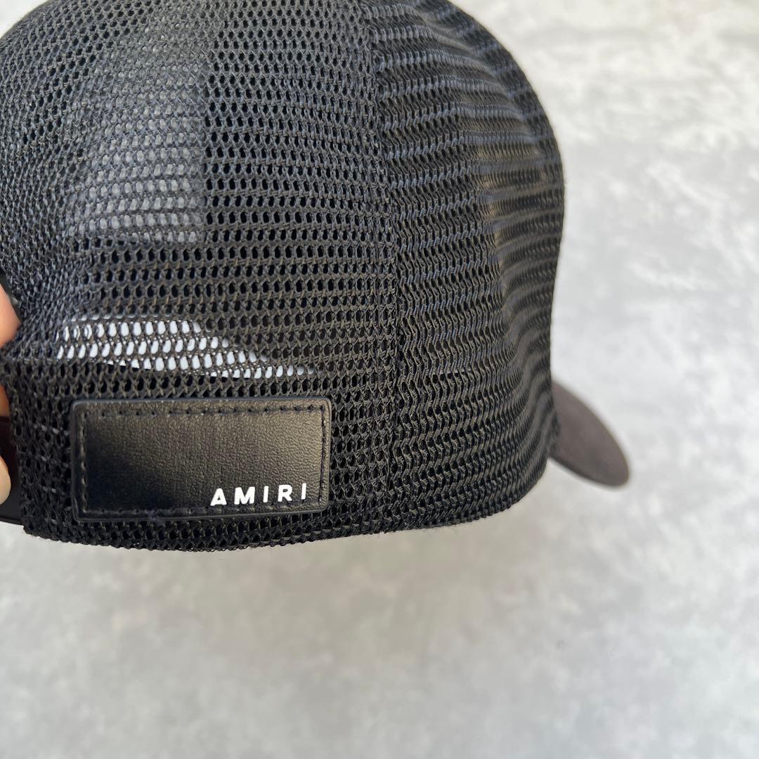 AMIRI ブラック キャップ メッシュ