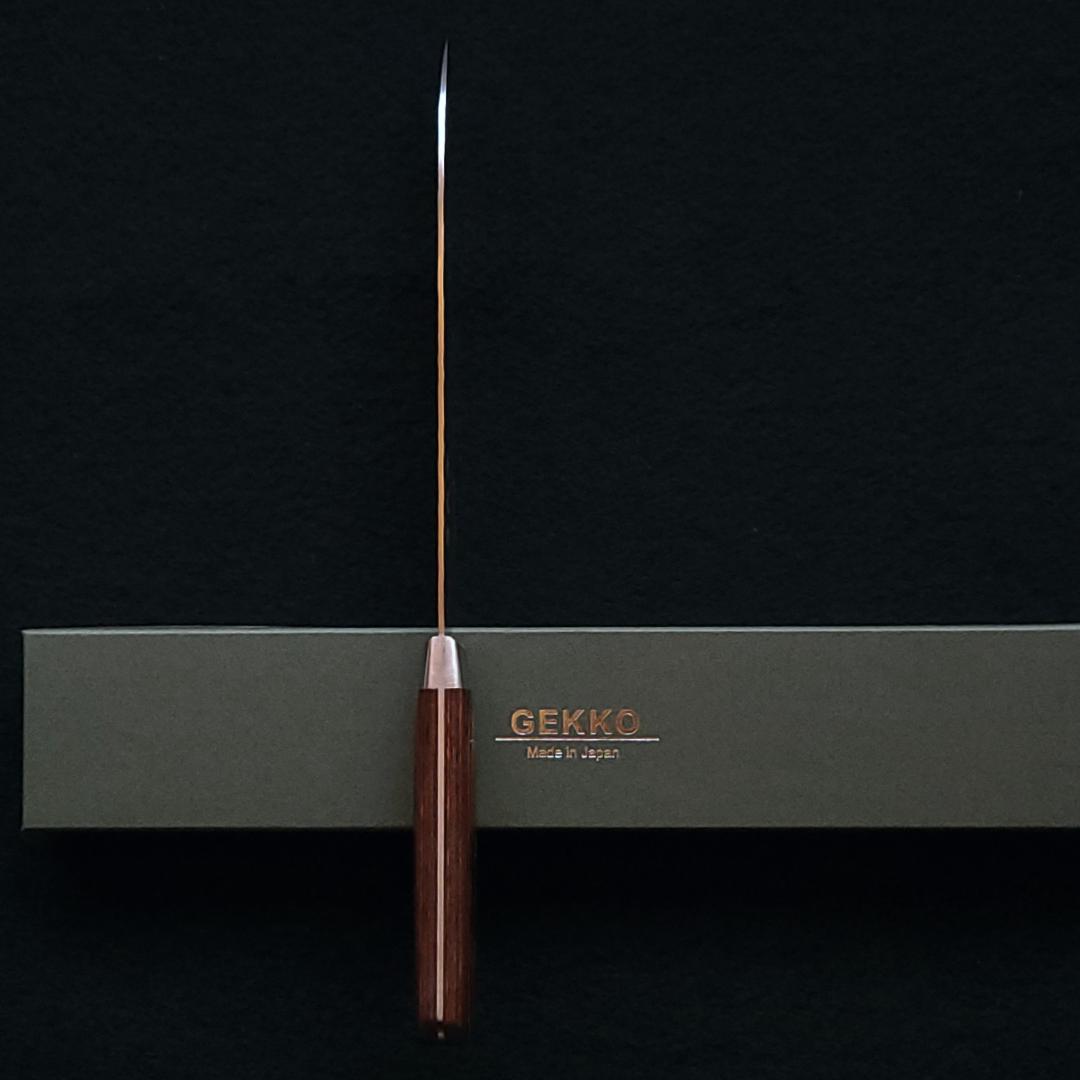 ゆ*り様 VG10 ダマスカス 三徳包丁185mm 茶柄 G1706E 月光作