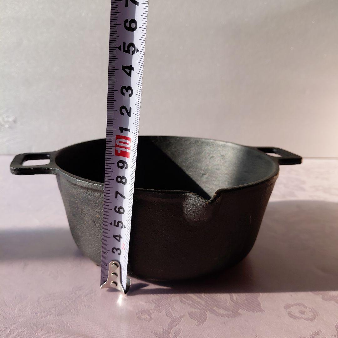 鉄製　天ぷら鍋　万能鍋　アンティーク