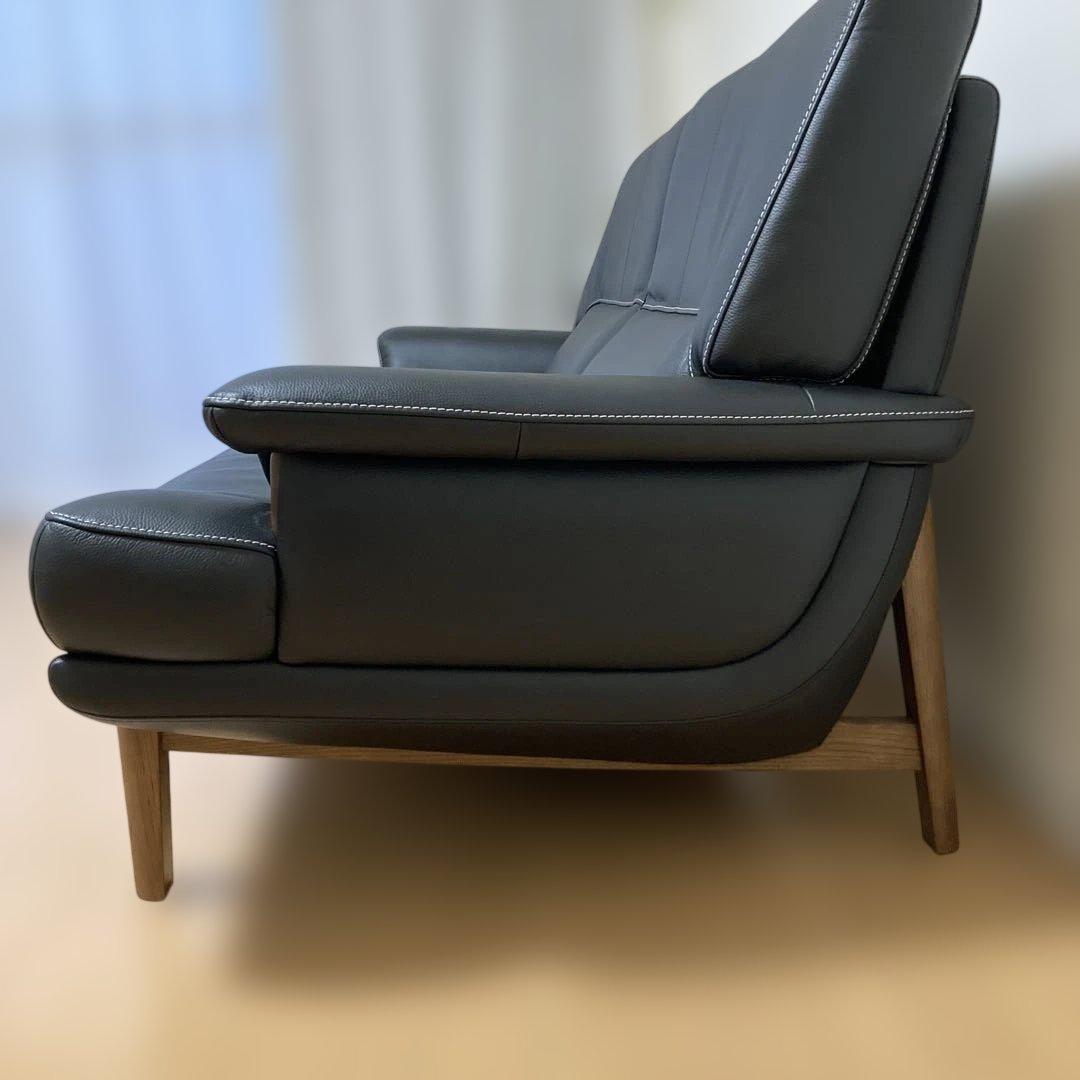 カリモク 2人掛ソファ 幅165cm ZU2512