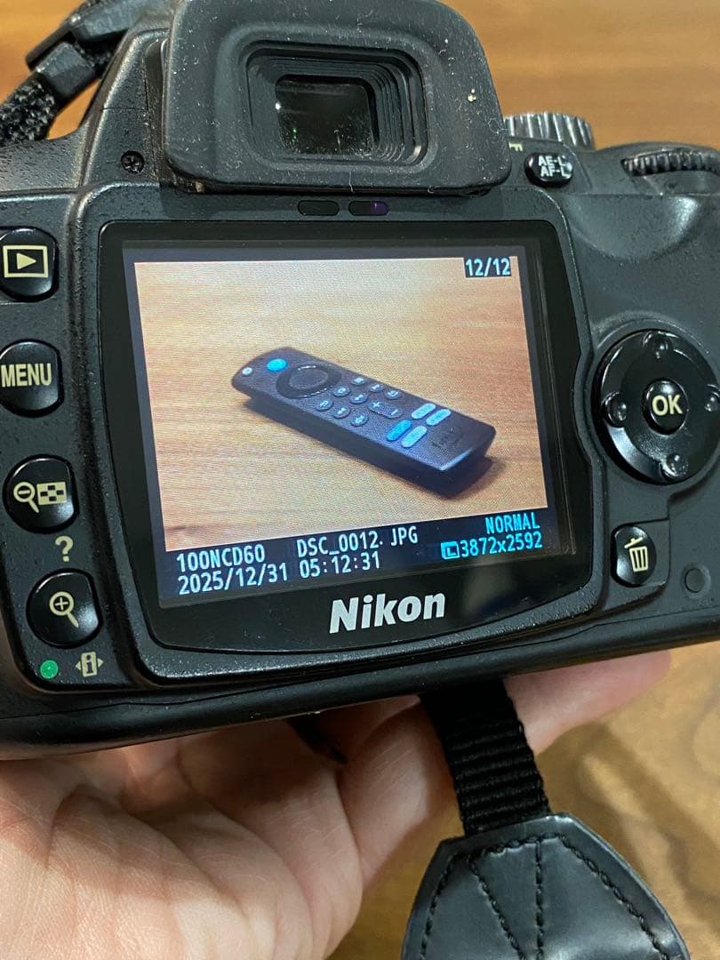 Nikon d60 CCDデジタル一眼 マニュアルレンズ付　動作品