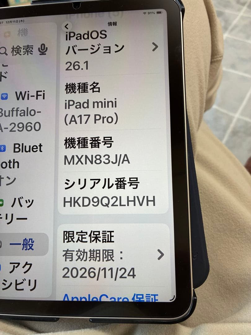 iPad mini (第7世代) 128GB Wi-Fi