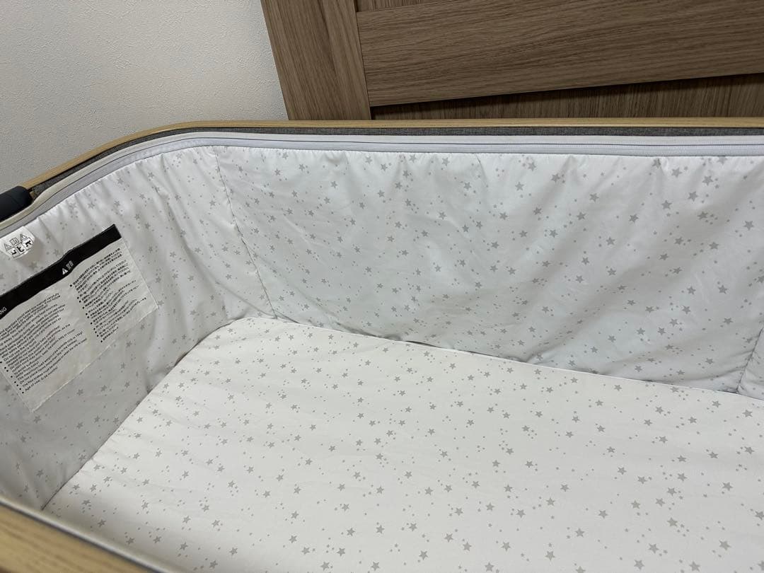 HZDMJベビーベット（持ち運び 折りたたみ)◆高さ６段階調節◆添い寝ベッド