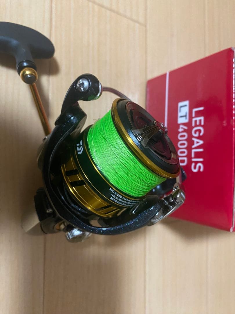未使用品ダイワレガリスLEGALIS LT 4000D-C PE.リーダー付