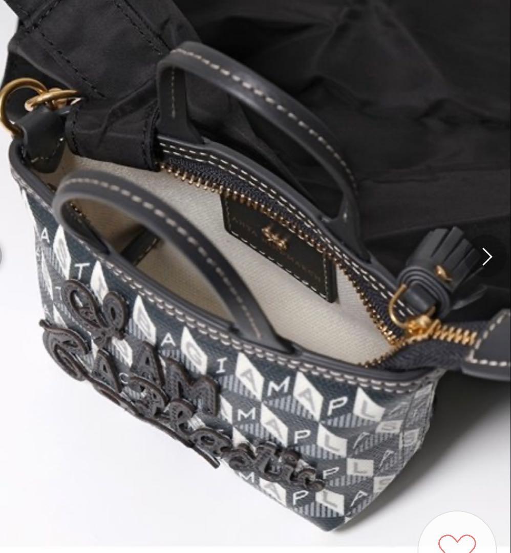 アニヤハインドマーチ　charm shopper エコバッグ　バッグチャーム