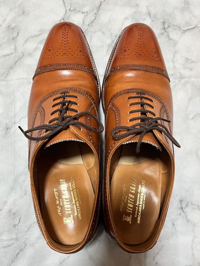 ★スコッチグレイン　オデッサⅡ920　25cm ミディアムブラウン★革靴★