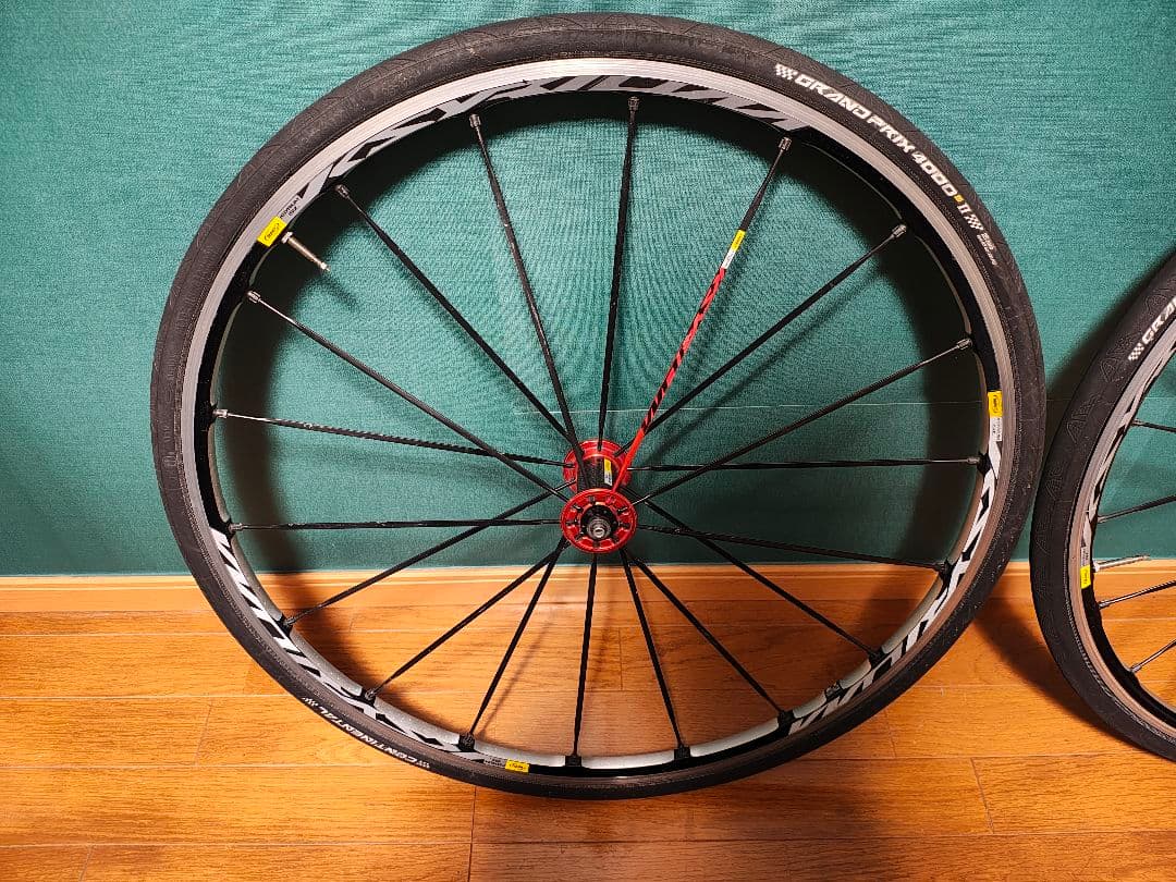 マビック キシリウム SL レッド 11s セラミックベアリング
