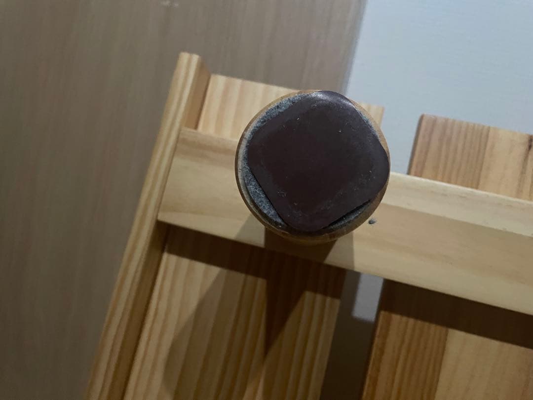 【梱包済】エムール　高さが変えられる すのこ ベッド 80×185cm