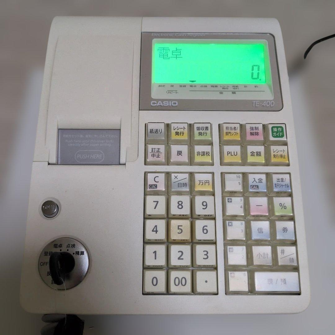CASIO　TE-400-WE 　電子レジスター