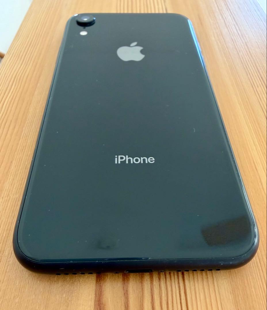 Apple iPhone XR ブラック 本体 と 箱・付属品