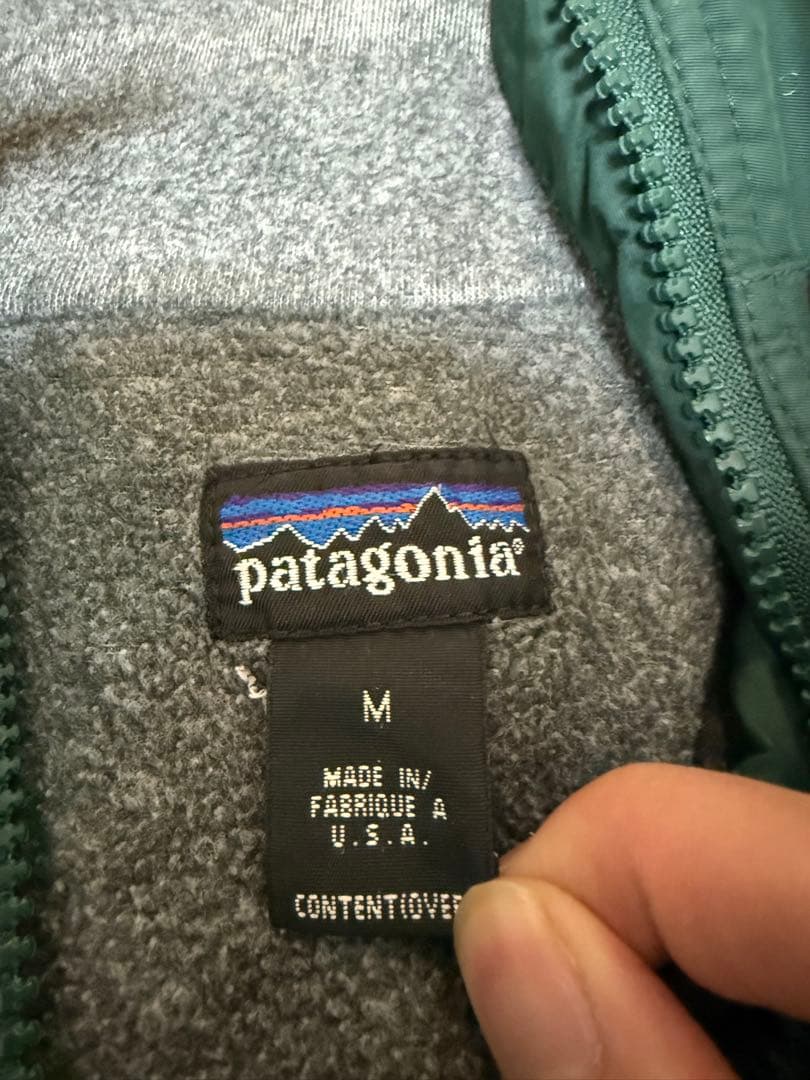 即購入可　Patagonia シェルドシンチラ　ダークグリーン