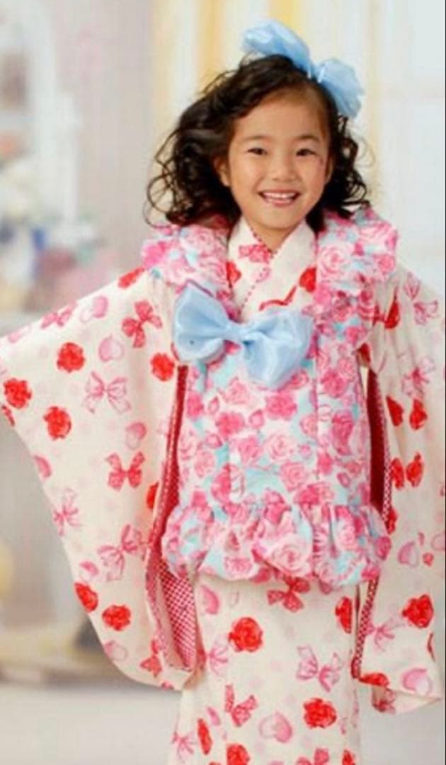 超美品♡Mezzo Piano メゾピアノ 被布セット♡７点セット　七五三 ３歳