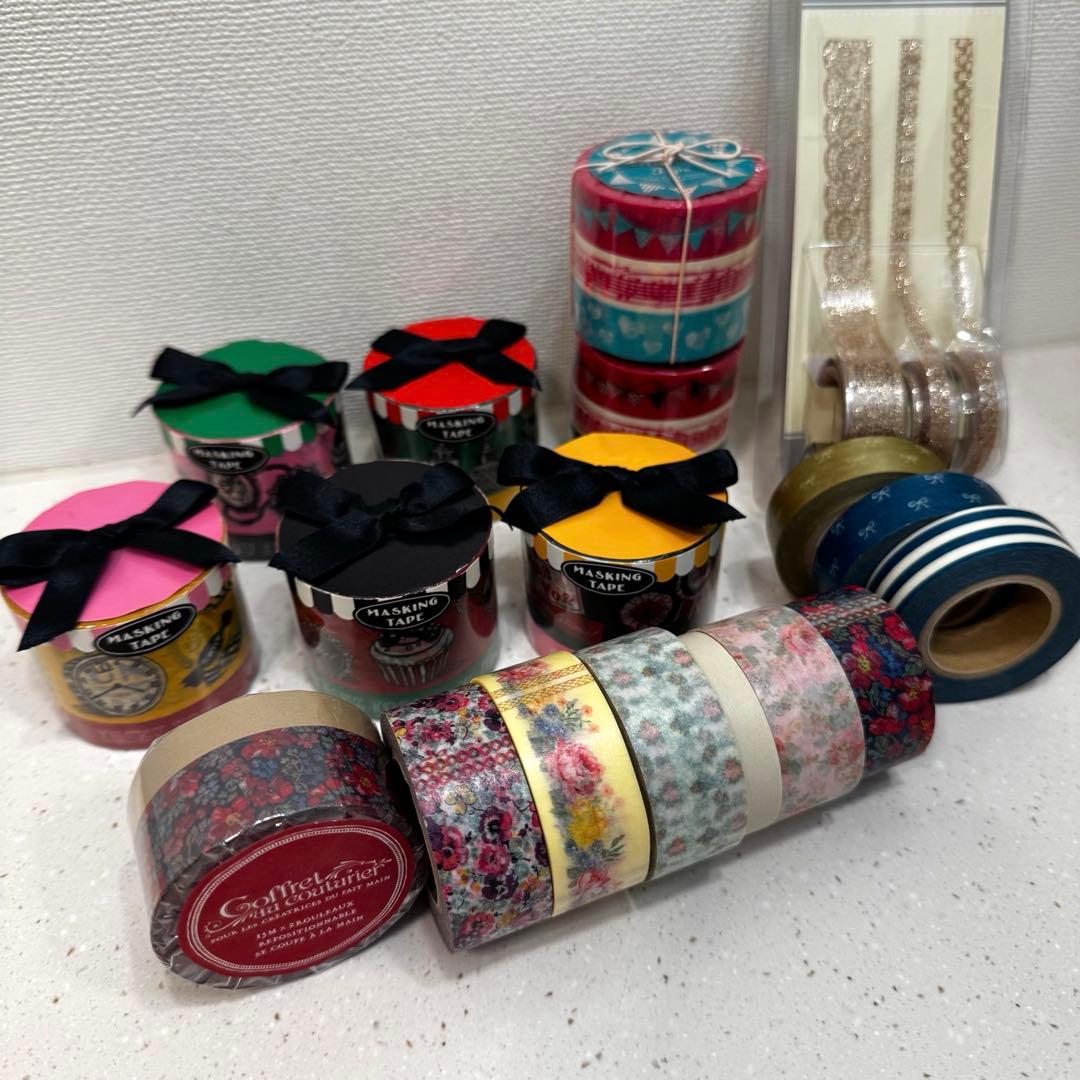 MARK'S マークス 廃盤マスキングテープ コフレ 花柄マステ ギフトボックス