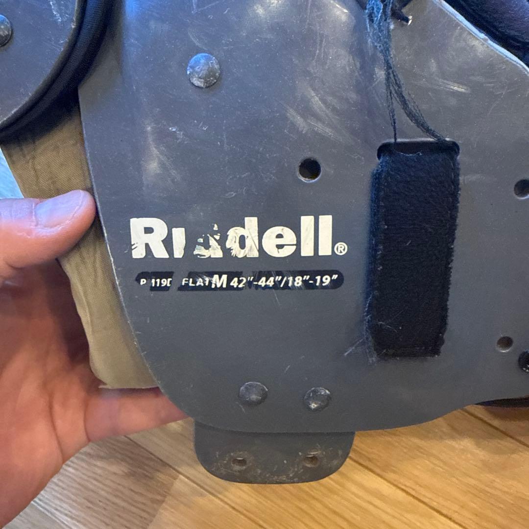 【セット】Riddell ショルダーパッド ヘルメット Mサイズ アメフト