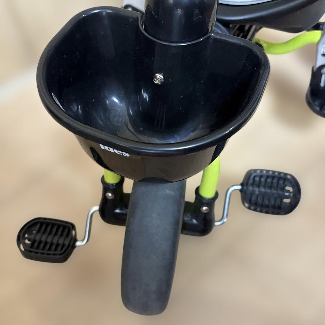 中古】 TOWN 三輪車 ブラック・グリーン　ides compo