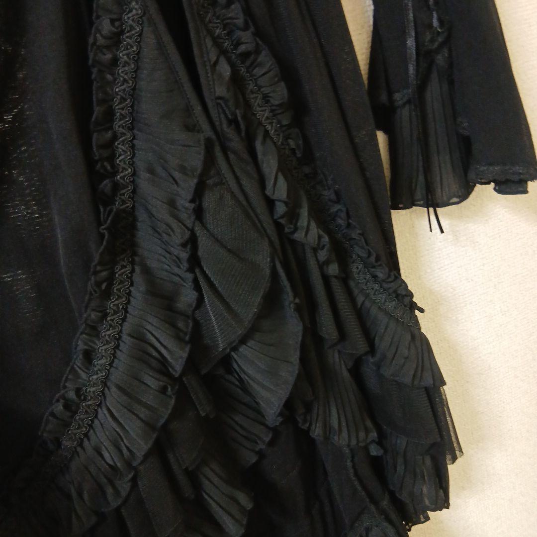 丸眼鏡さま専用♥️OZZONESTE♥️コルセット編み上げフリルドレス風カーデ