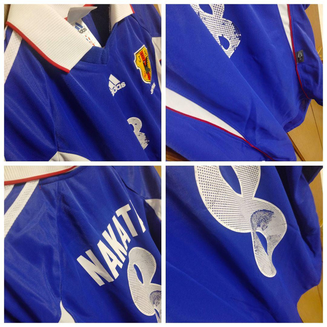 アディダス 日本代表 中田英寿 ユニフォーム 99/00ホーム L 紙タグ付き