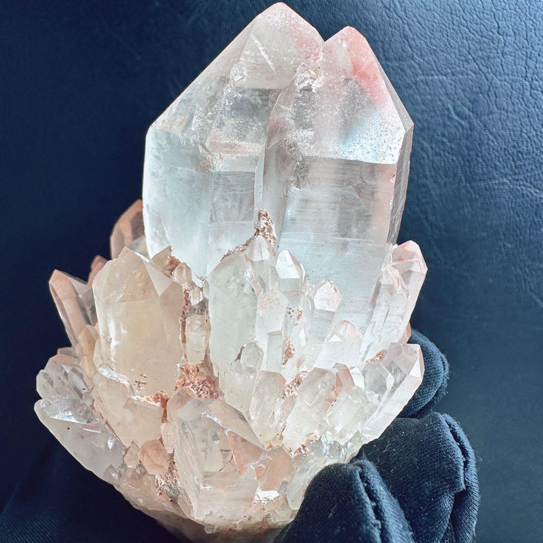 爆アレ❗️可愛いピンク♡超綺麗マダガスカル産パイナップルピンククラスターA1167