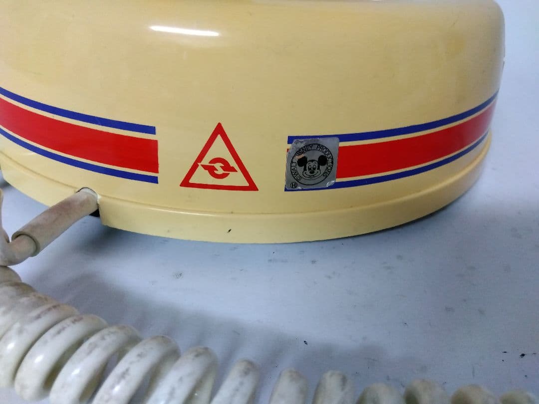 ミッキーマウス　電話機　ダイヤル式　動作確認済　希少品