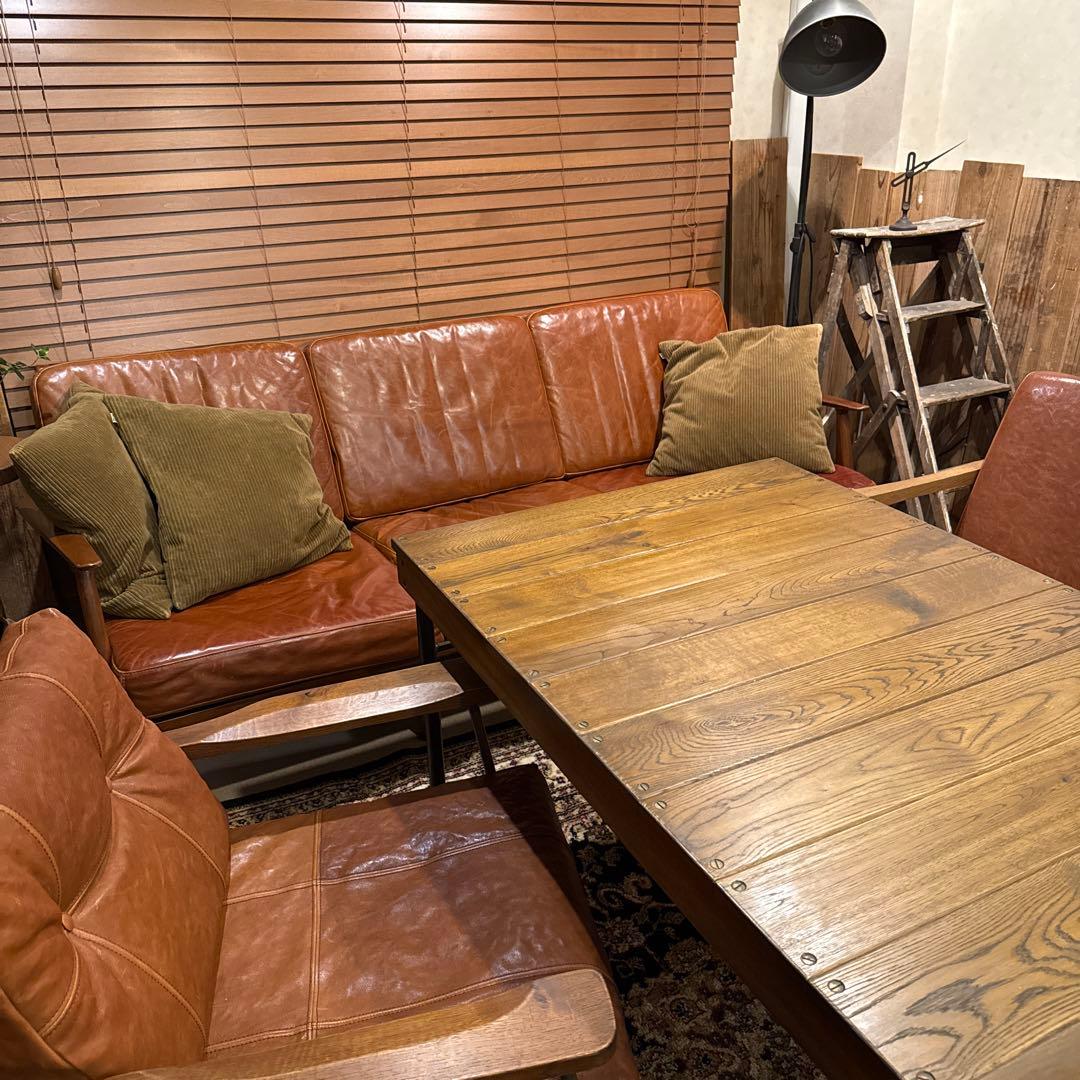 ACME Furniture(アクメファニチャー)DELMARレザー 3Pソファ