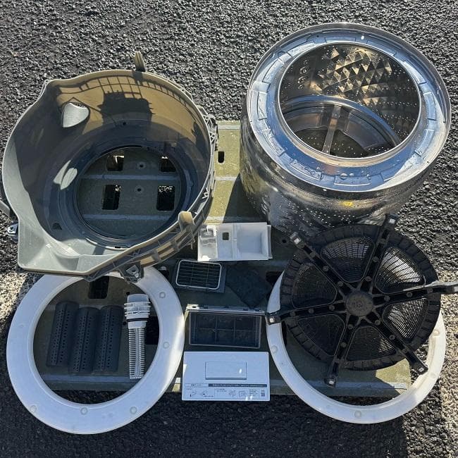 地域限定送料無料　美品 パナソニック ドラム式洗濯乾燥機 NA-LX113AL