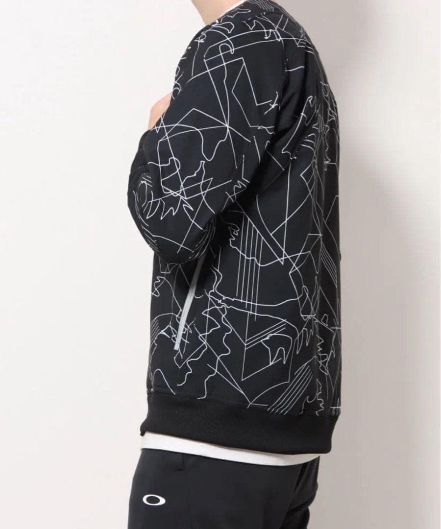 オークリー ゴルフ 長袖 メンズ スカル リバーシブル ウィンド ジャケット