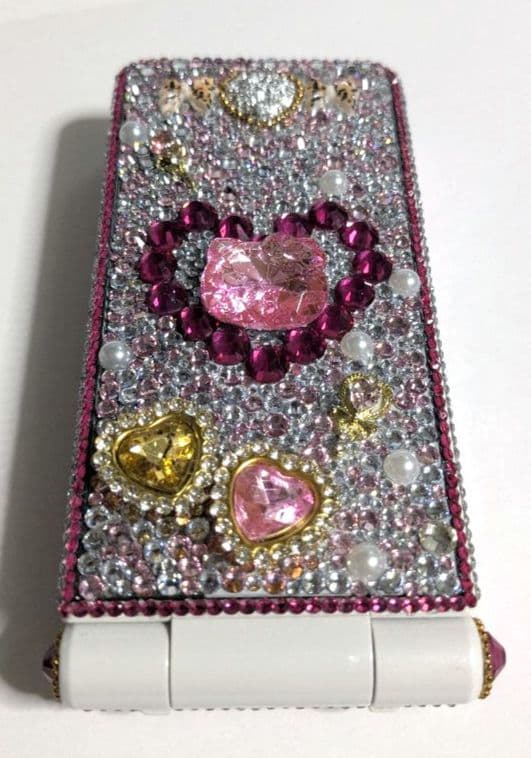 【ハート】デコ電/平成レトロ/ガラケー/ギャル/GAL/キティ/凸電