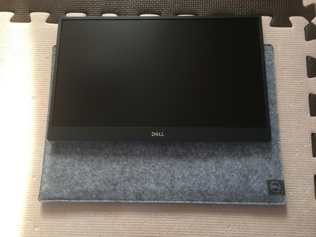 美品　DELL デル　P1424H ポータブルモニター シルバー