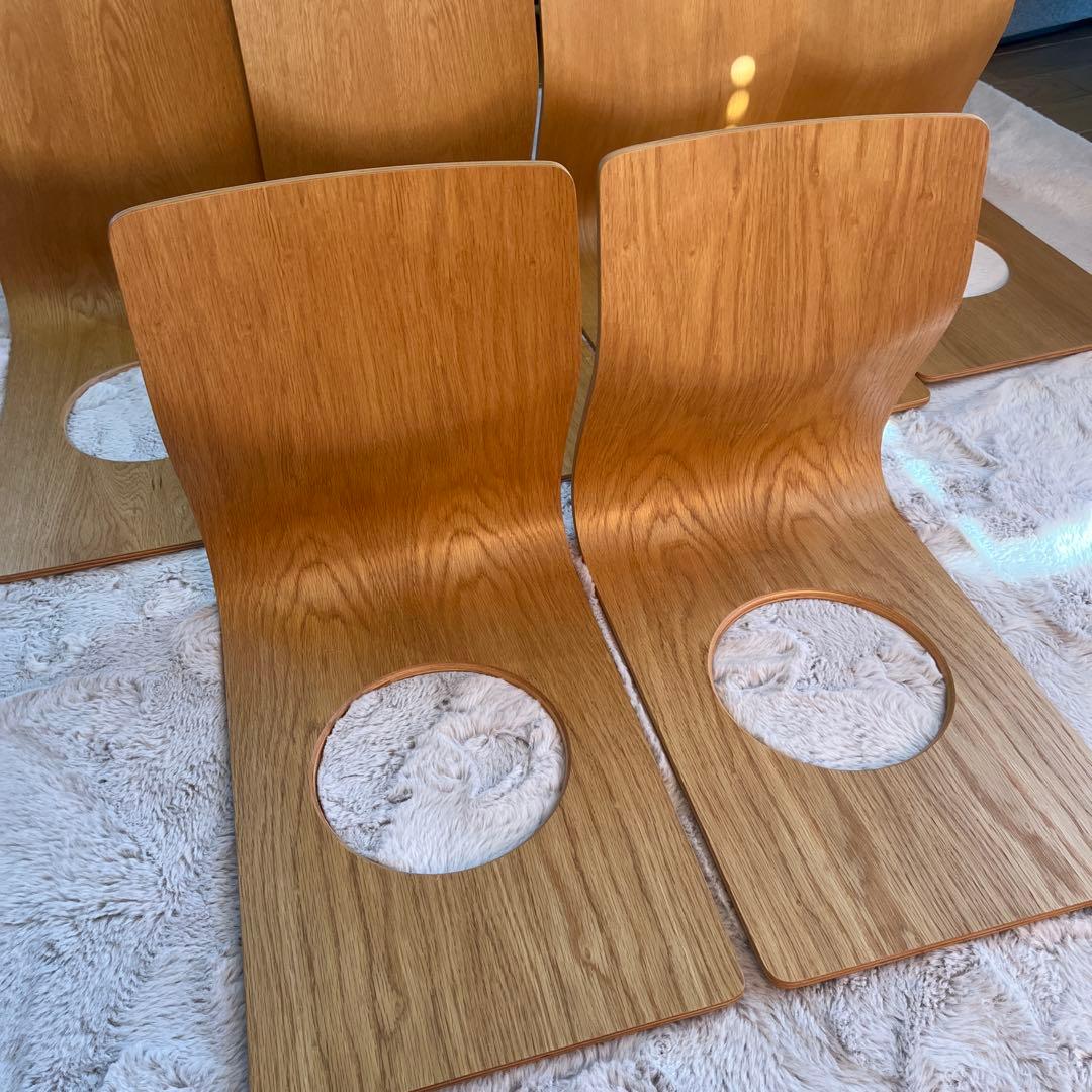 天童木工　座椅子　6脚セット　綺麗