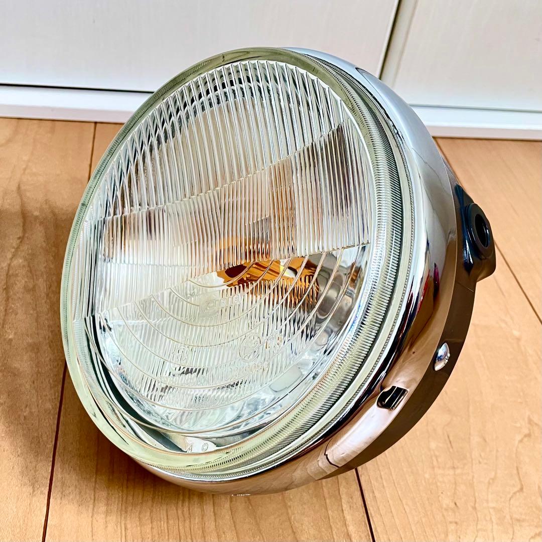 当時物 シビエ 凹み ヘッドライト CIBIE 極美品 マーシャル